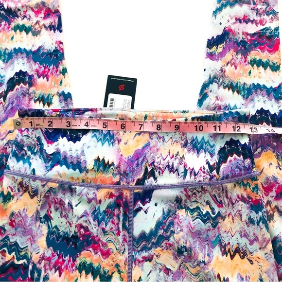 Peloton River Rock High-Waist Printed Leggings Size Medium NWT - Picture 5 of 10